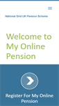 Mobile Screenshot of myonlinepension-nationalgridpensions.com